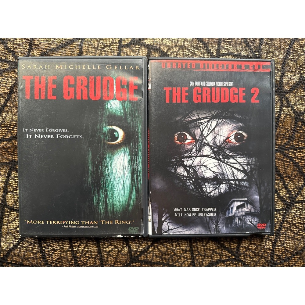 The Grudge Two Movie DVD Bundle Lot Region 1 - 2 Discs Horror Supernatural